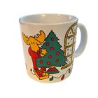 VTG Boundary Waters Moose Mug Cup Christmas Tree Dayton Hudson 1988 Holiday