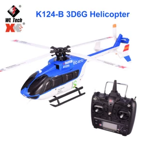 Wltoys XK EC145 K124 6CH 3D 6G System Brushless Motor RC Helicopter - Picture 1 of 20
