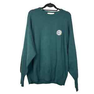 Clark & Gregory Vintage XL 100% Cashmere Bob Hope Chrysler Classic Sweater Green