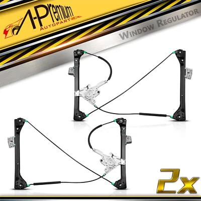 2x Reguladores de ventana delanteros izquierdo y derecho sin motor para BMW 323Ci 325Ci 328Ci M3 E46 Foto 1 de 4