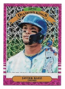 Javier Baez 2019 Panini Donruss Optic Diamond Kings Pink Velocity Prizm #22 /199 - Bild 1 von 2