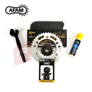 AFAM Recommended X-ring Chain and Sprocket Kit fits Honda CB650 F / FA 2014-2019 - Picture 1 of 2