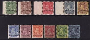 TURKS & CAICOS ISLANDS 1928 KGV SG176s-186s - lightly mounted mint - Picture 1 of 3