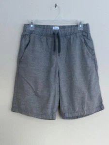 EUC Old Navy Boys Shorts Size XXL (18) Cotton Feels Like Linen Gray - Picture 1 of 2