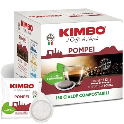 Cialde Caffè Kimbo Miscela Pompei Formula Bar Espresso Napoletano Filtro 44 MM