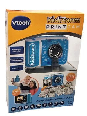 VTech KidiZoom PrintCam Instantkamera - Blau - Bild 1 von 3