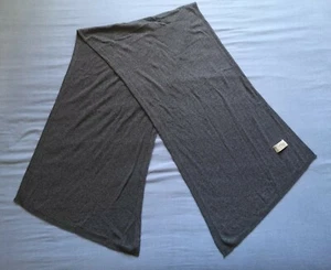 Cashmere Unisex Basic Grey Scarf Made In Italy Good Used Condition - Picture 1 of 3