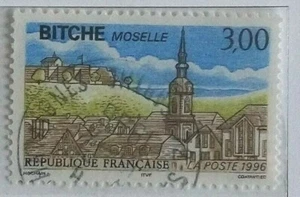 France Timbre N°3018 Bitche Moselle / Oblitéré / 1996 - Picture 1 of 1