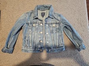 Gap Kids Denim Jean Jacket with Embellishments Size Small(6-7) Excellent Cond. - Picture 1 of 4