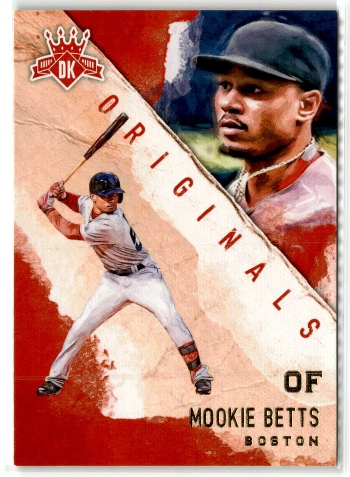Mookie Betts Boston Red Sox 2017 Panini Diamond Kings DK Originals #DO-12 - Image 1 of 2