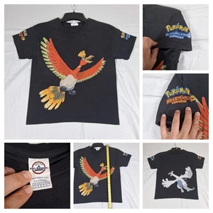 Pokemon Shirt Heart Gold Soul Silver Vintage Promo Y2K Youth Large Fits Women Sm - Picture 1 of 11