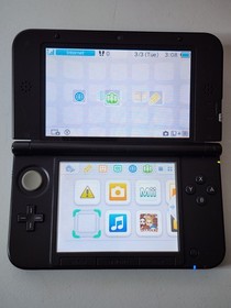Nintendo 3DS XL Handheld Game Console SPR-001 Blue/Black With Charger