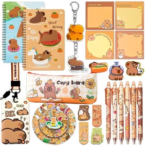 Capybara Stationery Set Capybara Stuff Gifts Cute Supplies Includes Ballpoint... - Picture 1 of 7