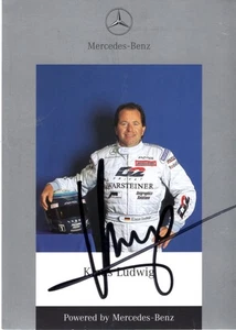 Klaus Ludwig - Mercedes 1998 - Signed Autograph Card - Picture 1 of 1