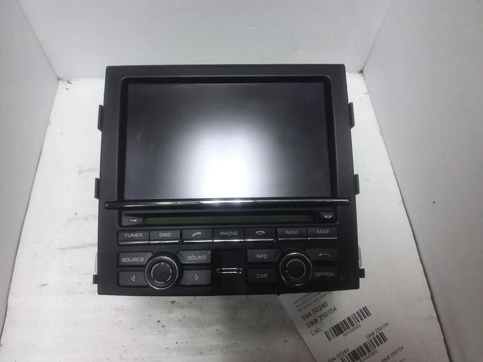 Radio Receiver And Display Screen Fits 11-16 PORSCHE CAYENNE 95864297300 - Image 1 of 4
