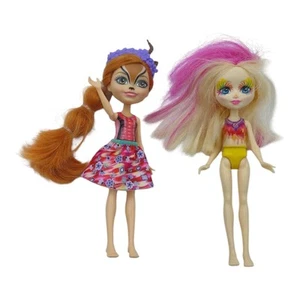 Lot of Enchantimals Dolls Gabriela Gazelle Peeki Parrot - Picture 1 of 3