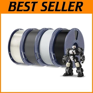 Ordentlich gewickeltes PLA+ 3D Drucker Filament Set - 4 kg, 1 kg Spule - Bild 1 von 10