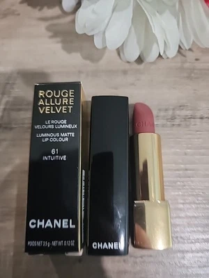 CHANEL ROUGE ALLURE VELVET Luminous Matte Lip Colour #61 Intuitive 0.12 Oz - Image 1 of 4