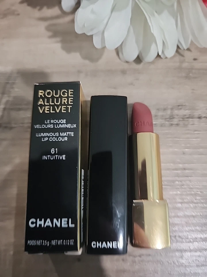 CHANEL ROUGE ALLURE VELVET Luminous Matte Lip Colour #61 Intuitive 0.12 Oz - Image 1 of 4