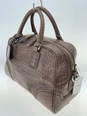 Bolso de Mano GIORGIO ARMANI Piel de Vaca Marrón de Japón Foto 1 de 4