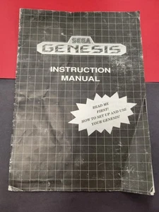 1992 SEGA Genesis System Console Instruction Manual Only - Picture 1 of 2