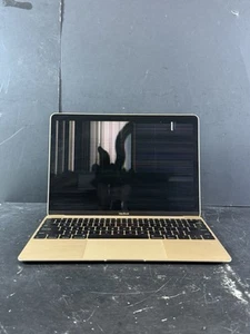 Apple 12” MacBook Laptop A1534 EMC 3099 256GB SSD READ - Picture 1 of 8