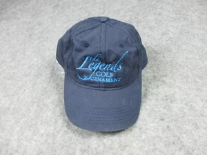 Legends Golf Tournament Hat Mens OSFM Blue Baseball Cotton Embroidered Logo Cap - Picture 1 of 8