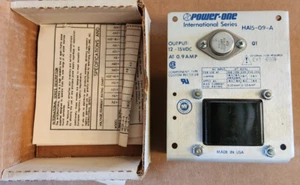 POWER ONE Condor HA15-0.9-A POWER SUPPLY 12-15VDC .9A NOS Free Shipping - Picture 1 of 4