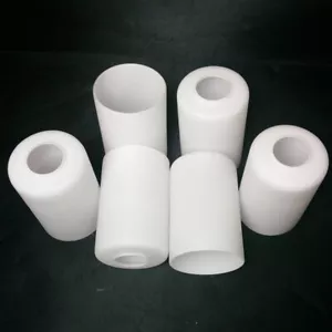 Cilindro Vidrio Lámpara Pantalla Blanco E27 Cubierta Vidrio Repuesto para Accesorio de Iluminación - Imagen 1 de 14