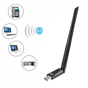 USB WIFI6E Bluetooth5.3 AX Wifi Adapter 2 in 1 For PC Wifi5 5G 5dbi U3Y0 Q D3P7 - Afbeelding 1 van 9