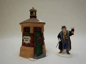 Department 56 Heritage Village "Brixton Road Watchman" Set Of 2 No. 58390 MIB - Picture 1 of 3