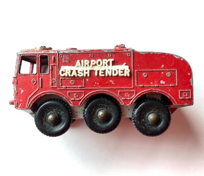 Vintage Lesney Matchbox No. 63 FOAMITE CRASH TENDER Red Diecast Loose - Image 1 of 4