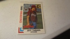 1989 BEST # 7JEFF TABAKA  BASEBALL CARD
