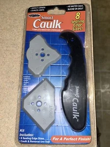 NEW HANDY TRENDS SMART CAULK TOOL, 8 SEALING EDGE SIZES & REMOVAL TOOL #01098 - Picture 1 of 7