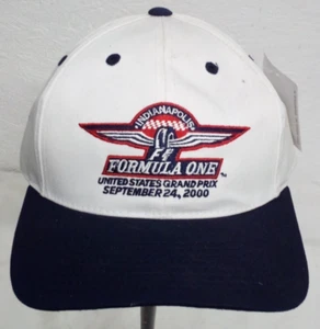 VTG 2000 NOS INDIANAPOLIS FORMULA ONE RACING SNAPBACK HAT NEW NWT L - Picture 1 of 6