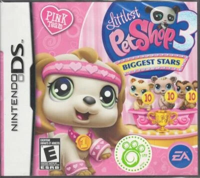 Littlest Pet Shop 3 Biggest Stars Pink Team NDS (Brand New Factory Sealed US Ver - Image 1 of 2