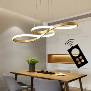 Kitchen Chandelier Lighting LED Pendant Light Room Gold Lamp Home Ceiling Lights - Picture 1 of 7