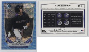 2014 Bowman Draft Top Prospects Chrome Blue Wave Refractor Ryan McMahon #CTP-60