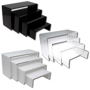 Nesting Plinths Acrylic Retail Riser Counter Exhibition Display Stand Shelves - Picture 1 of 8