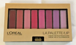 L'Oreal Paris La Palette Lip- PLUM 2, Cream, Matte & Highlighter, New, Sealed - Bild 1 von 4
