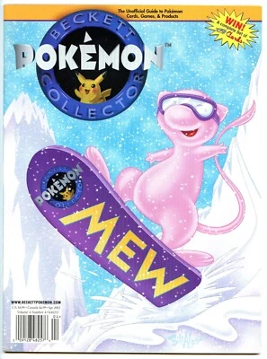 Beckett Pokemon Collector Magazine Volume 4 Number 4 April 2002 Snowboarding Mew - Image 1 of 2