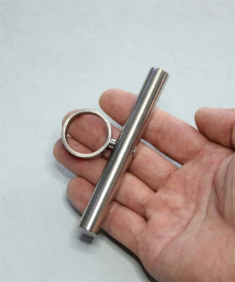 Stainless Steel Cool Stick Outdoor Tool Pendant Kubaton Tactical Stick 102MM EDC - Image 1 of 4