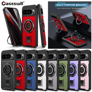 Funda para teléfono con soporte de anillo blindado a prueba de golpes para Google Pixel 8A 8 9 Pro XL - Imagen 1 de 26