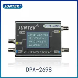 DPA-2698 Generatore di Segnale Funzione DDS Doppio Canale DC Amplificatore di Potenza 10MHz - Foto 1 di 6