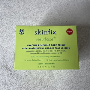 SKINFIX Resurface AHA/BHA crema corpo rinnovatrice 10 oz 296 ml vegan cruelty free - Foto 1 di 13