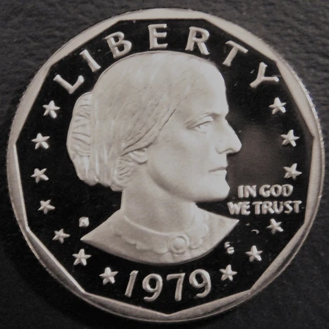 1979-S Deep Cameo GEM Proof (Susan B Anthony) US One Dollar (Type1) Cover