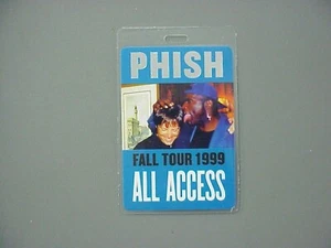 Phish backstage pass Laminated Authentic Fall Tour 1999 Lawrence Taylor LT !! - Picture 1 of 1
