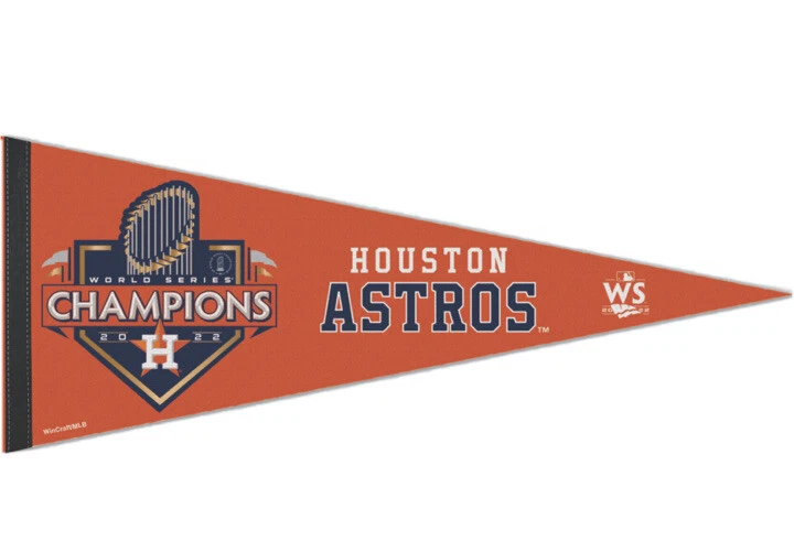 2022 World Series Champion Houston Astros Roll And Go Premium ̼Pennant ̼ сделано в США - Изображение 1 из 1