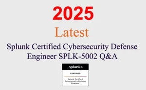 Splunk Cybersecurity Defense Engineer SPLK-5002 Q&A GUARANTEED (1 month update) - Picture 1 of 1