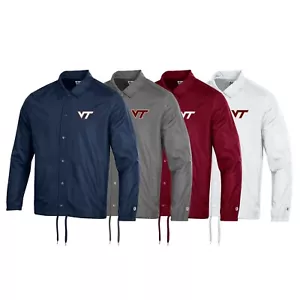 Virginia Tech Hokies NCAA Men's Champion Classic Coaches Jacket Collection - Picture 1 of 17